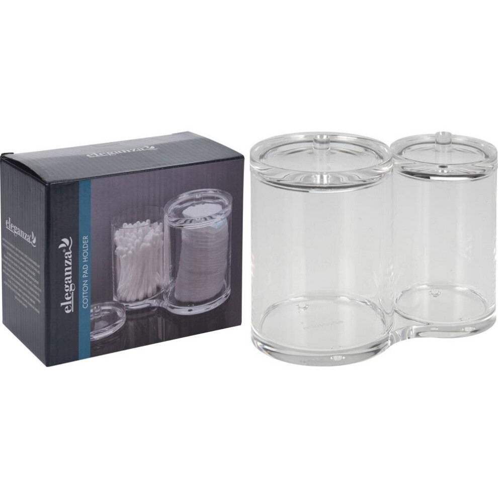 COTTON PAD HOLDER TRANSPARENT