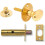Yale Yale Door Security Bolt Thumbturn Brass Finish Security for Hinged Wooden Doors 1