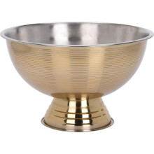 BOWL ON FOOT STAINLESS STEEL