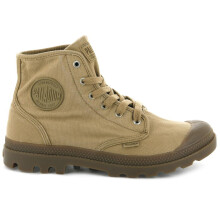 (Woodlin, UK 8) Palladium Pampa Hi Mens Military Canvas Combat Ankle Chukka Boots
