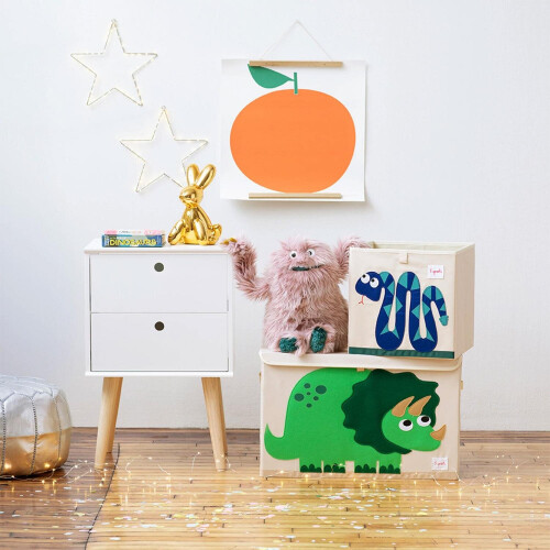 Cassa per giocattoli - 3 Sprouts - Dino - Bebè - Verde - Unisex 1