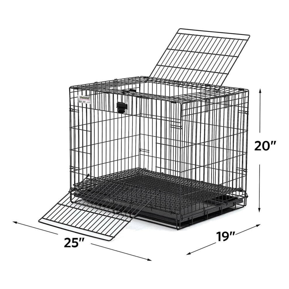 MidWest Homes Regular Wabbitat Steel Rabbit Pet Kennel Hutch Cage with Drop Pan on OnBuy