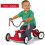 Radio Flyer Kids Readily Assembled Steel Frame Adjustable Fold 2 Go Trike, Red 5