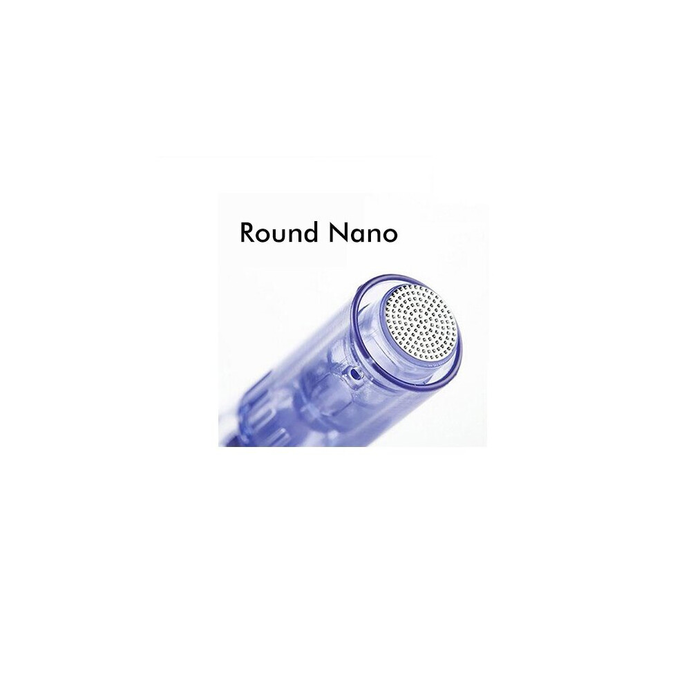 (10pcs Round Nano) Dr Pen A1 Derma Pen Microneedle Needles Cartridges