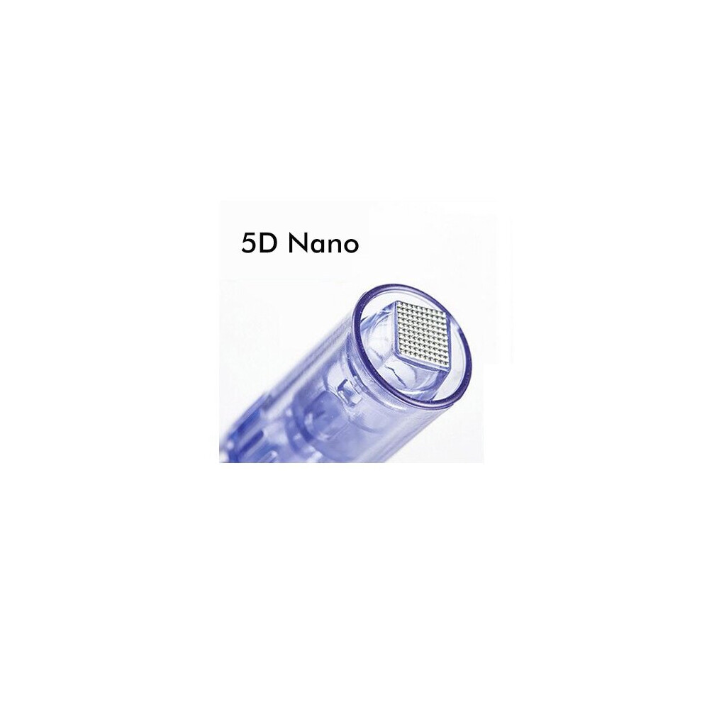 Dr. Pen (10Pcs 5D Nano) Dr Pen A1 Derma Pen Microneedle Needles Cartridges