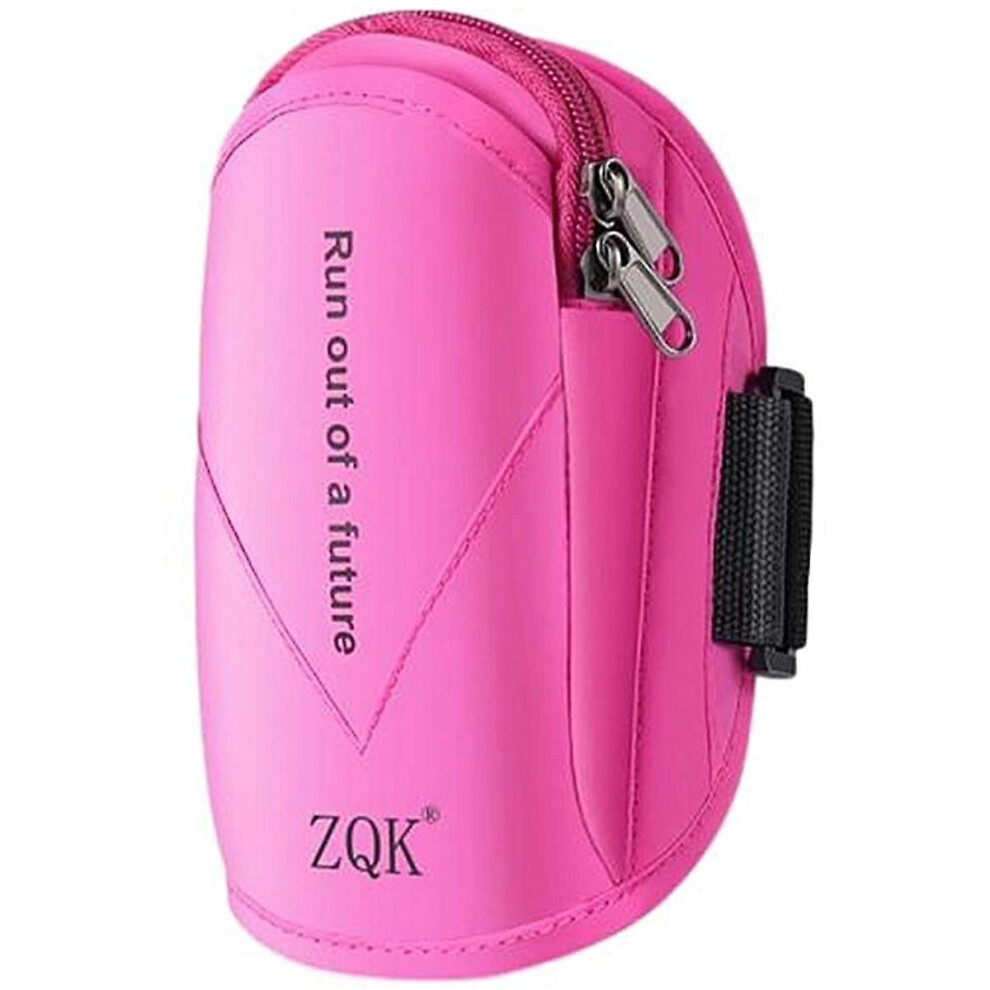 (Rose Red) Running Arm Bag Waterproof Sports Armband Brachialbag Mobile Phone Holder Arm Pouch Bag Red,Not,Specified 760954526437