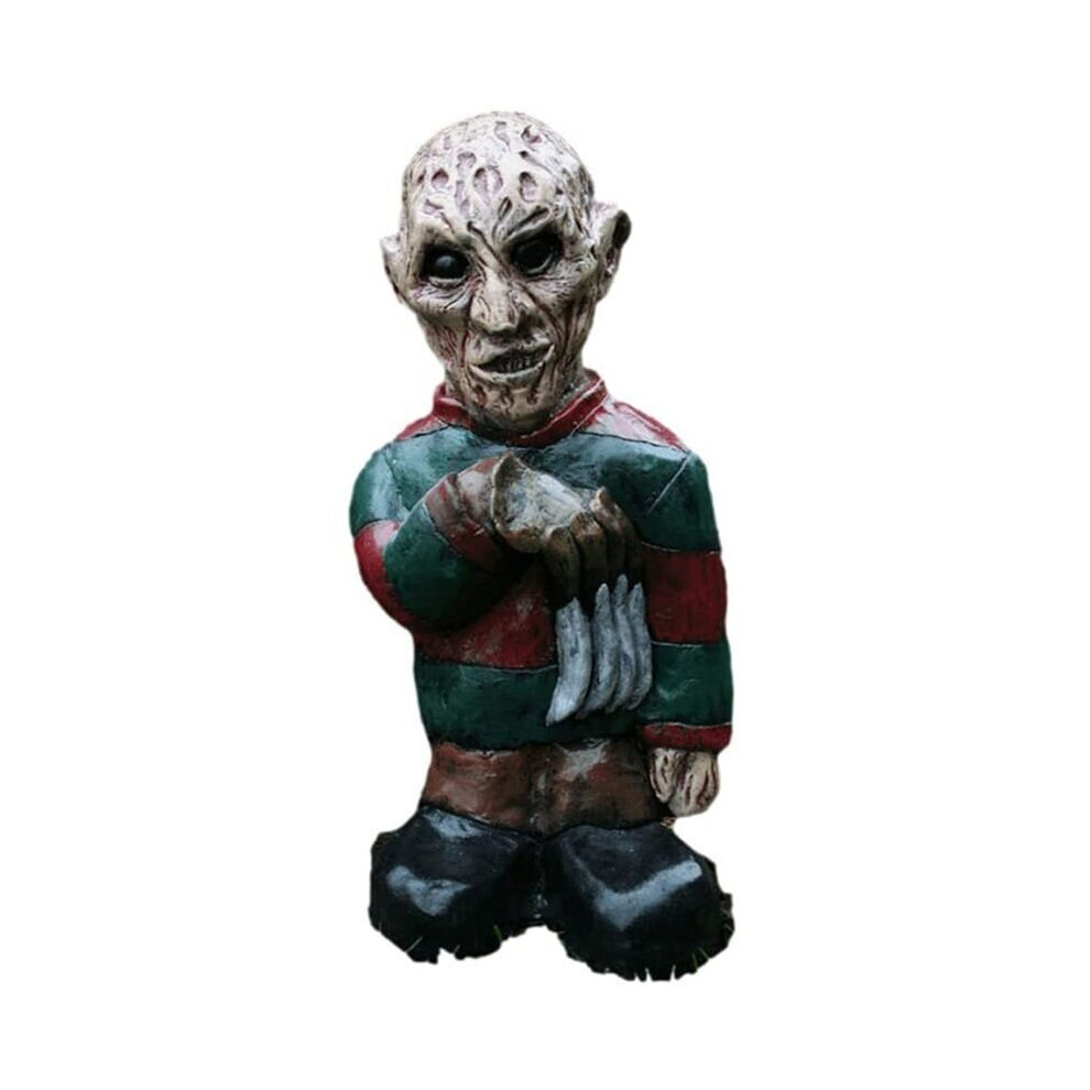 (RedGreen) Horror Gnome Zombie Garden Statue Halloween Outdoor Terrace Lawn Indoor Decor