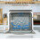 ELECWISH 5L Mini Dishwasher Table Top Cleaner Portable Countertop 5-Program LED 4