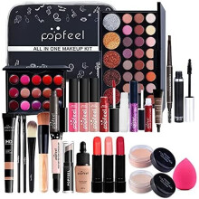 FantasyDay All-in-one Makeup Set Gift Surprise | Full Makeup Kit for Women Cosmetic Essential Starter Bundle Include Eyeshadow Palette Lipstick Blush