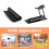 (199 x 91cm) Exercise Equipment Mat High-density PVC Treadmill Mat 5