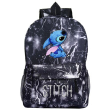 (Thunder Ash) Stitch backpack Students Boys Girls back to school Bags Teens Daily Backpack