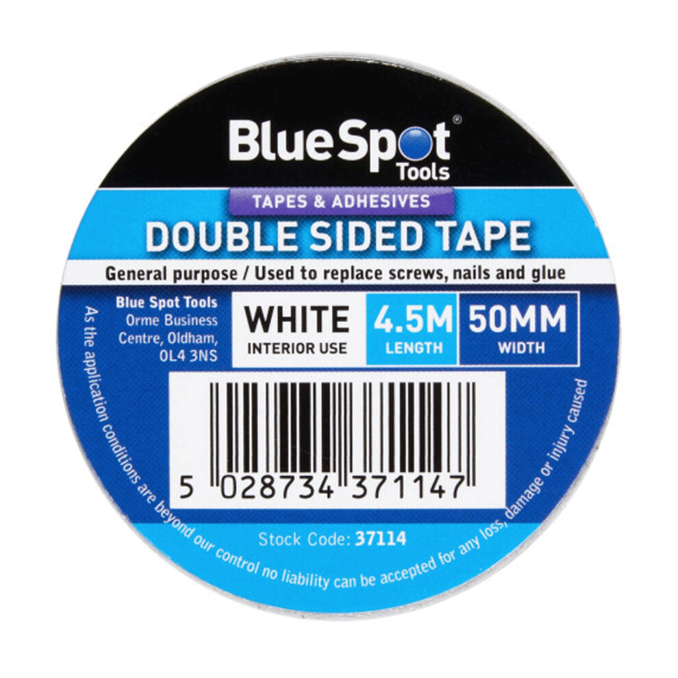 BlueSpot Double Sided Tape 48mm x 4.5M