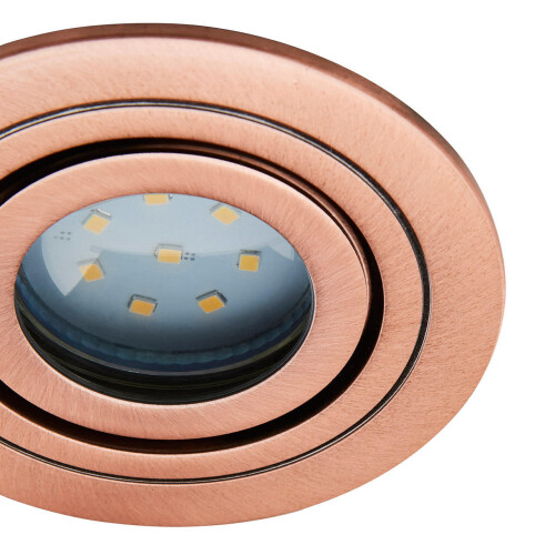 Spa Cali Tiltable Downlight Brushed Copper 2
