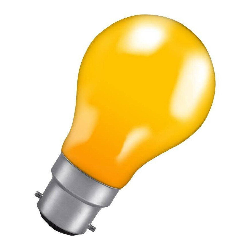 Crompton Lamps 25W Gls B22 Dimmable Coloured Ip65 Amber