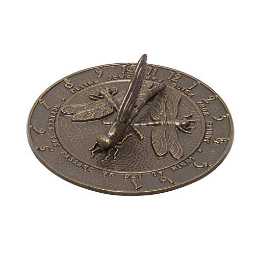 Whitehall Products Reloj Libélula Bronce Francés
