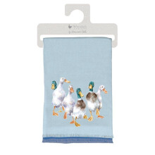 Quackers Duck Design Winter Scarf In Gift Bag