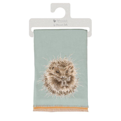 Wrendale Awakening Hedgehog Winter Scarf In Gift Bag 1