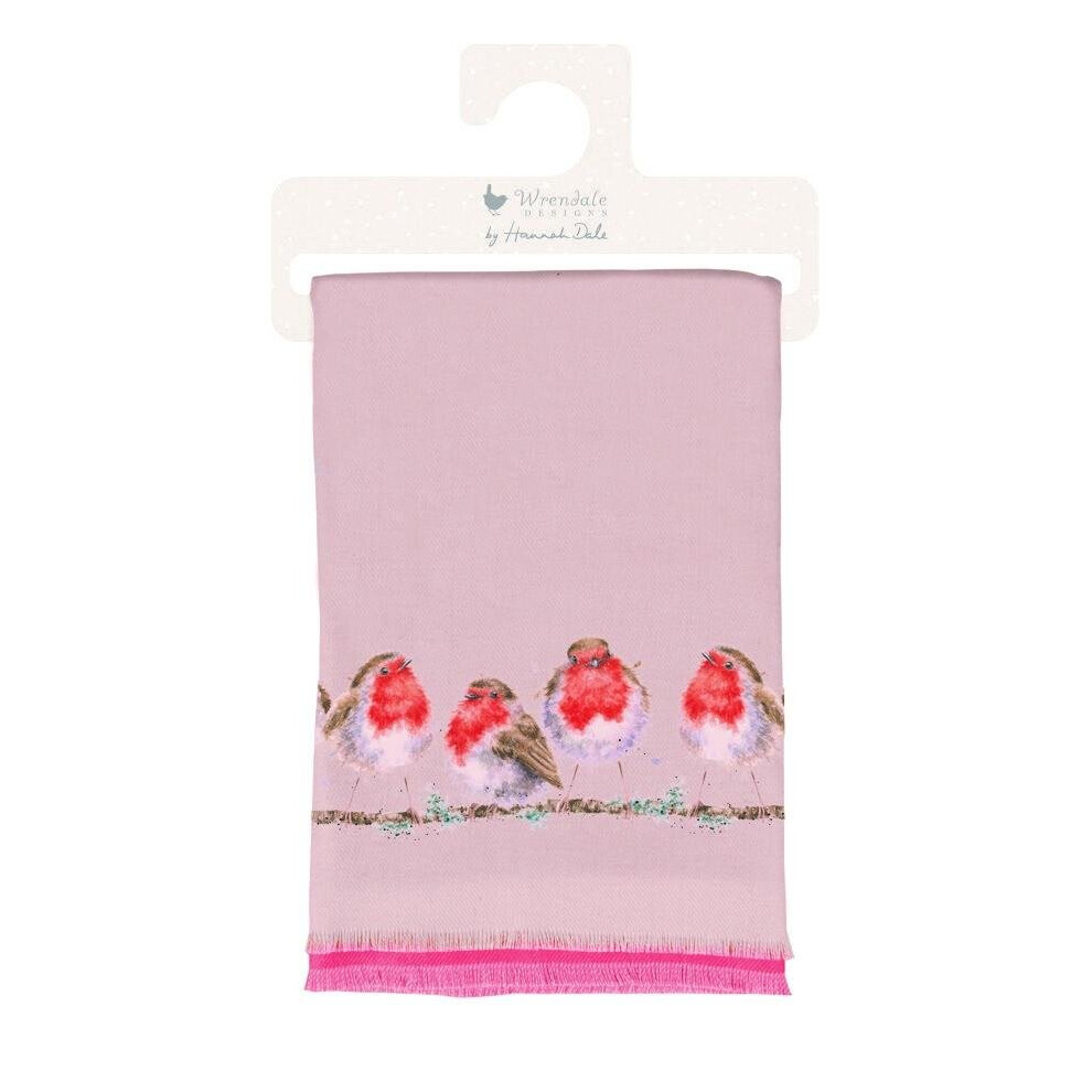 Jolly Robins Winter Scarf In Gift Bag