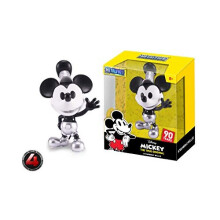 Jada Toys Metalfigs 30025 Disney The True Original Mickey Steamboat Willie Diecast Figure, 4", Silver