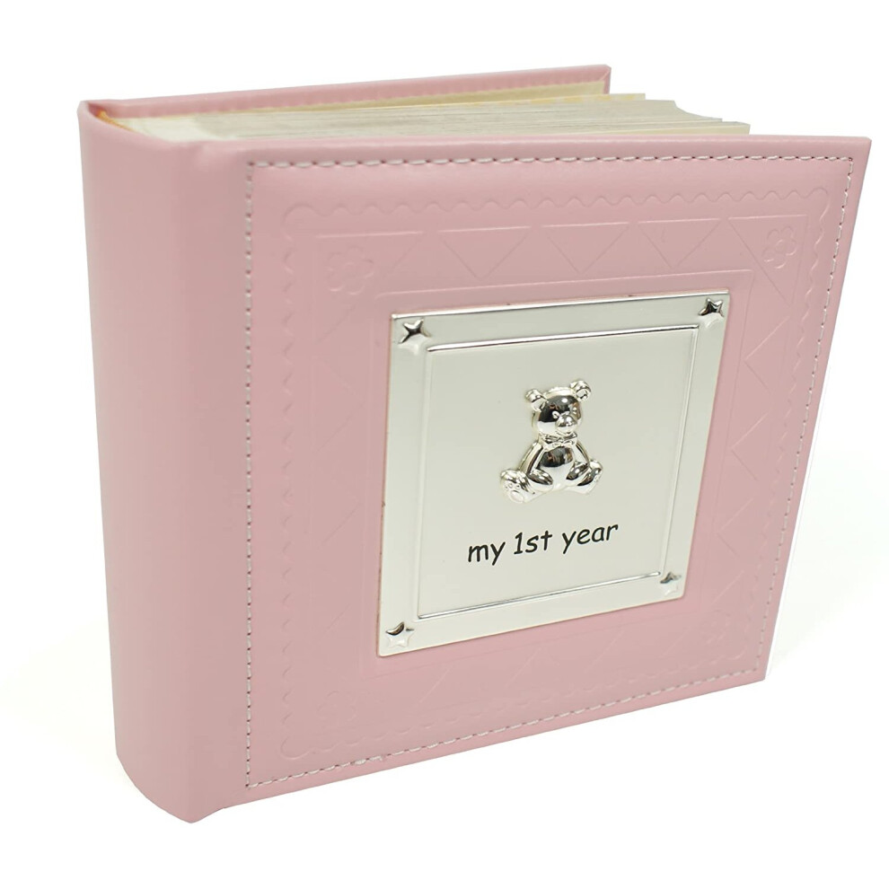 My First Year Baby Album Pink Joe Davies