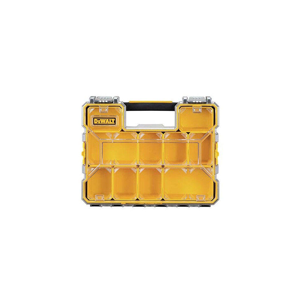 DEWALT Organizer Box With Dividers, Metal Latch, 10-Compartment (DWST14825)