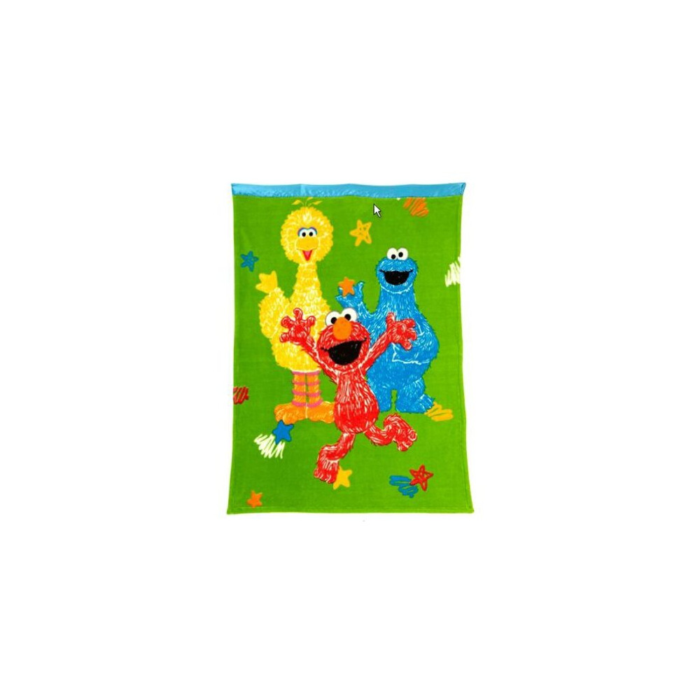 Sesame Street Toddler Blanket - Elmo & Friends