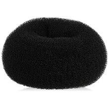 Diane Jumbo Hair Donut, Black, 5.5"