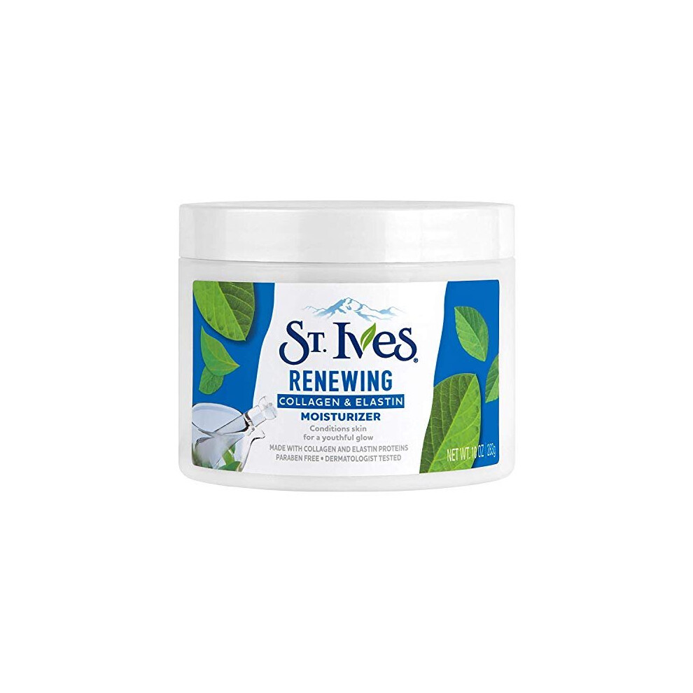 St Ives Moisturizer Renewing Collagen Elastin 10 Ounce Jar (295ml) (6 Pack)