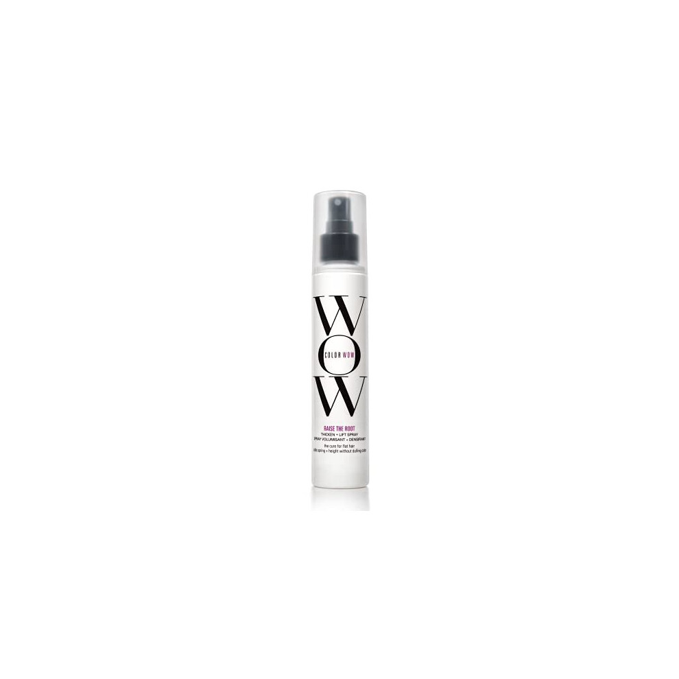 Color Wow Raise the Root Thicken + Lift Spray ?All-day lift + root volume on wet or dry hair; never sticky or stiff; non-yellowing; heat protection; f