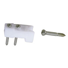 Perko Dörrfångare - Vit Nylon/Staplar - Par