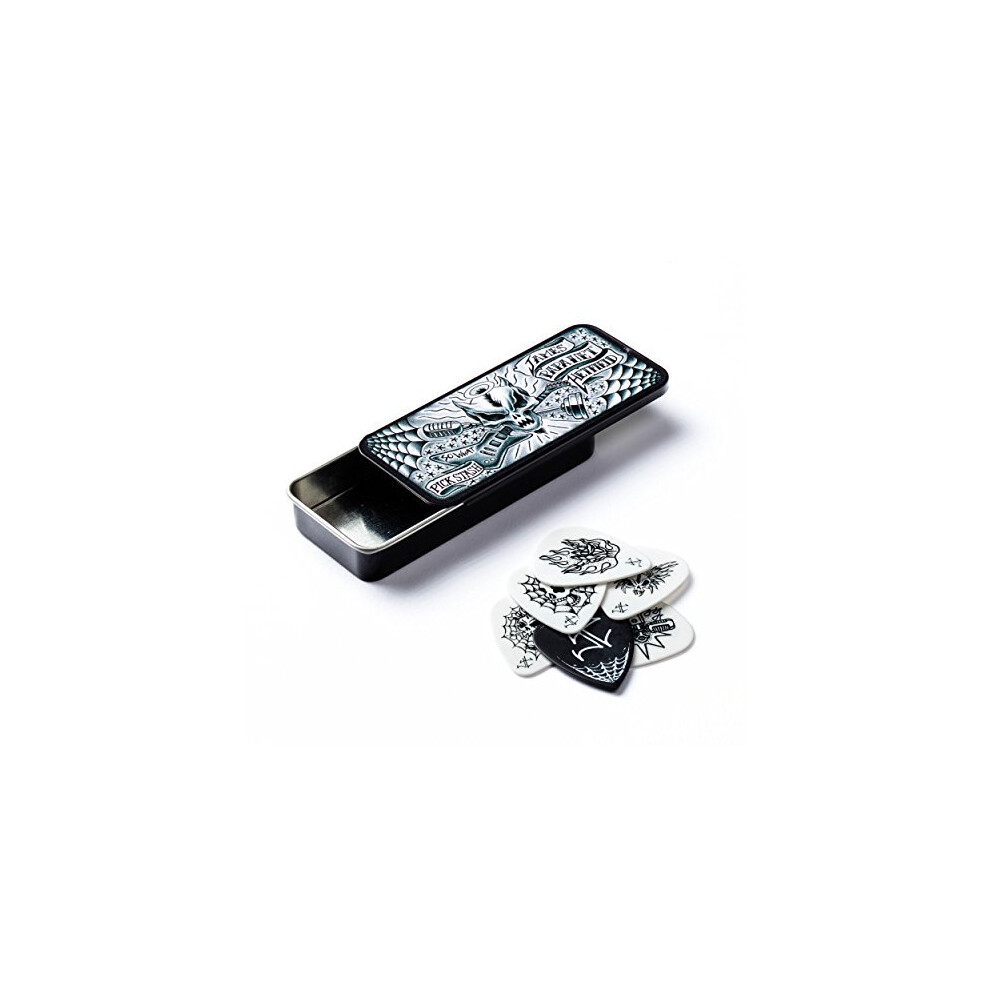 Dunlop Jph01t088 James Hetfield Pick Tin, Assorted, .88Mm, 6 Picks/Tin