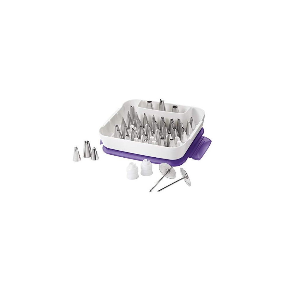 Wilton , 55-Piece Cake Supply Master Decorating Tip Set