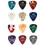 Dunlop Dunlop Heavy Celluloid Gitarrplektrum Variation Pack, 12 Pack 1