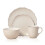 Pfaltzgraff Chateau Cream 16-Piece Stoneware Dinnerware Set, Service for 4, Off White 1