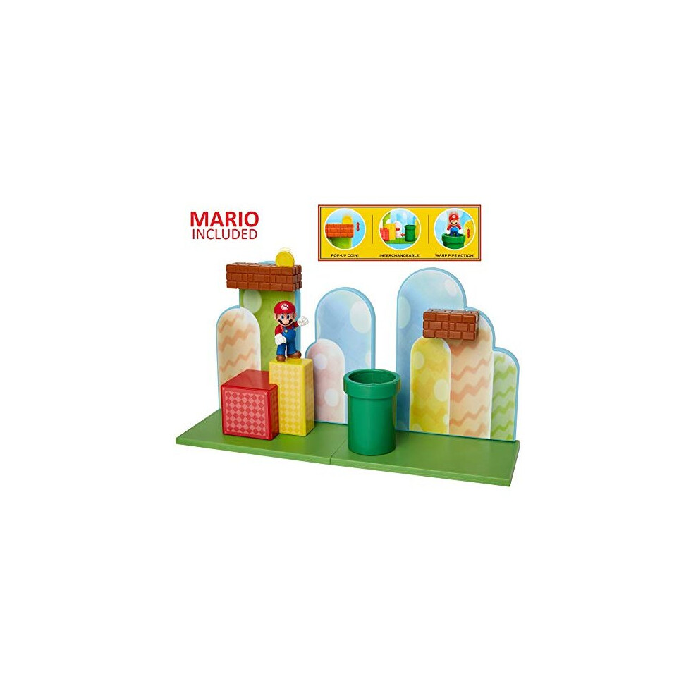 Super Mario Nintendo Acorn Plains 2.5?Figure Playset With Feature Accessories