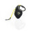 flexi FLEXI Giant Medium Retractable Dog Leash (Tape), 26 ft, Medium, Black/Neon 1