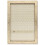 Lawrence Frames 712346 4x6 Gold Metal Linen Pattern Picture Frame 1