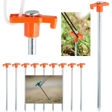 Tent Pegs Pack of 12 Heavy Duty Steel