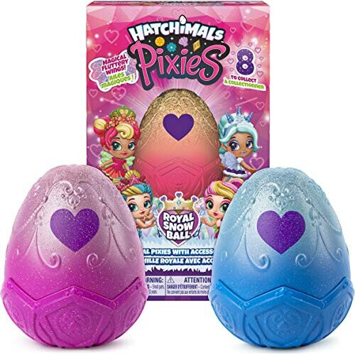 Hatchimals Hatchimals, Pixies Royals 2-Pack, 2.5-Inch Κούκλες Συλλεκτικά, για Παιδιά 5+ (Στυλ Μπορεί να Διαφέρουν)