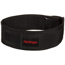Harbinger 360890 Cinta de levantamento de peso de nylon de 4 polegadas Black