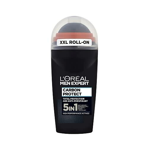 L’Oréal Paris LOreal Paris Men Expert Carbon Protect 48 Hour Roll-On, Multi-color, Fresh, 1.69 Oz