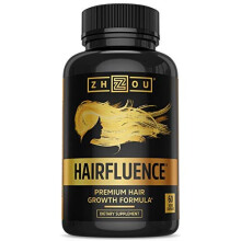 Zhou Nutrition, Hairfluence, Premium Haarunterstützungsformel, 60 Gemüsekapseln