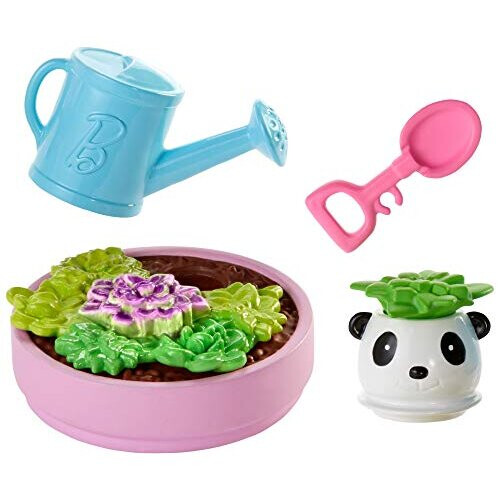 Barbie Barbie Accessory Pack, 4 Pieces, with Planter and Succulent Accessories