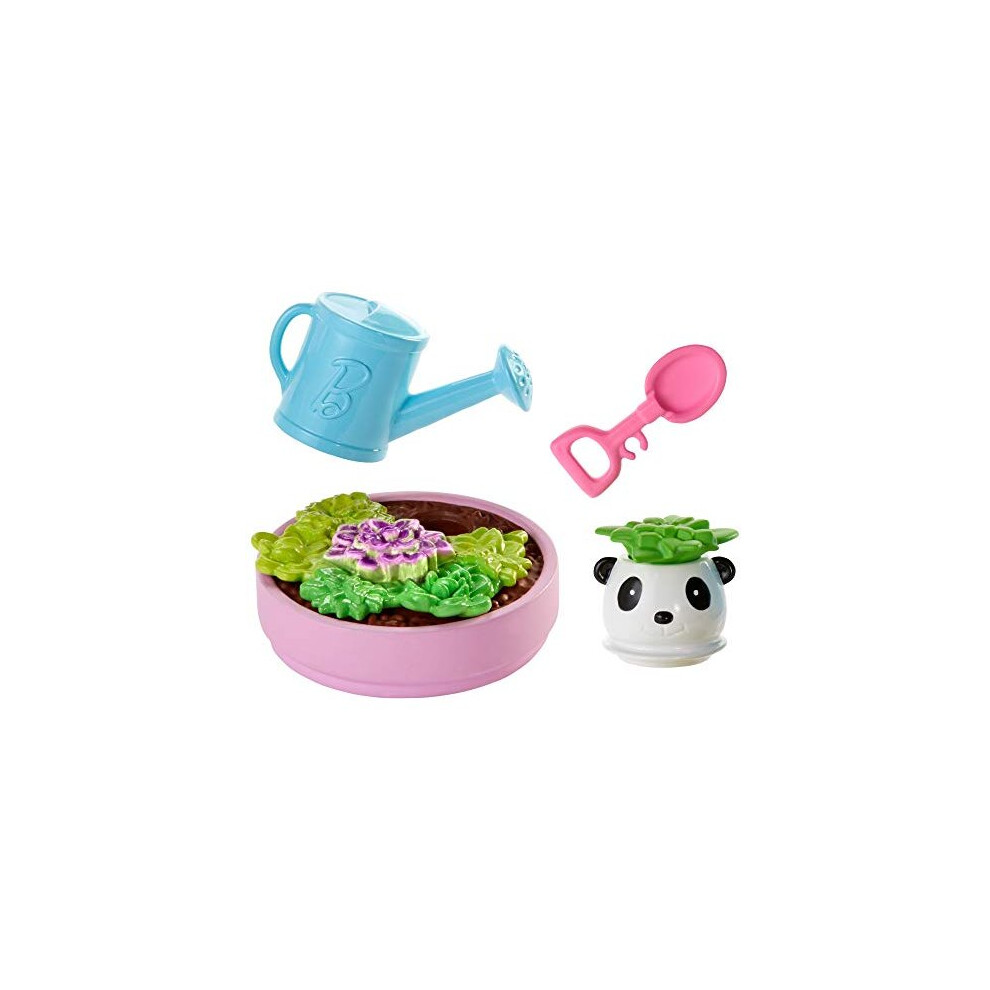 Barbie Accessory Pack, 4 Pieces, with Planter and Succulent Accessories