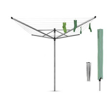 Brabantia Lift-O-Matic Rotary Dryer Clothes Line - 196 feet, 311048 , Grey