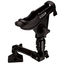 Baitcaster Rod Hldr W/0429& W/ 0241l,Blk Scotty 0388-Bk