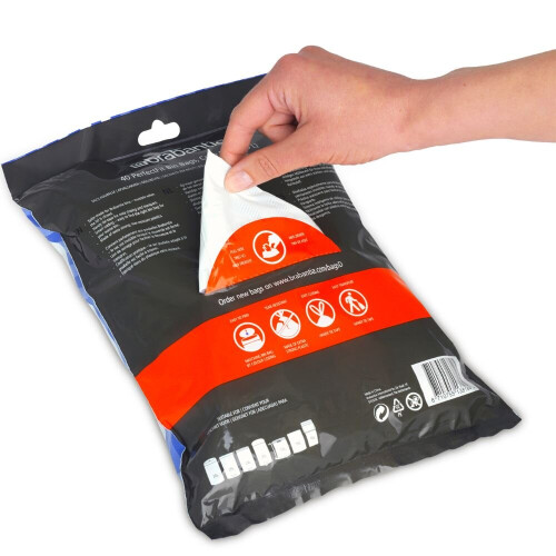 Brabantia Brabantia PerfectFit Size D Bin Liners - Dispenser Pack, 15-20L, 40 Bags | Code 100228 2