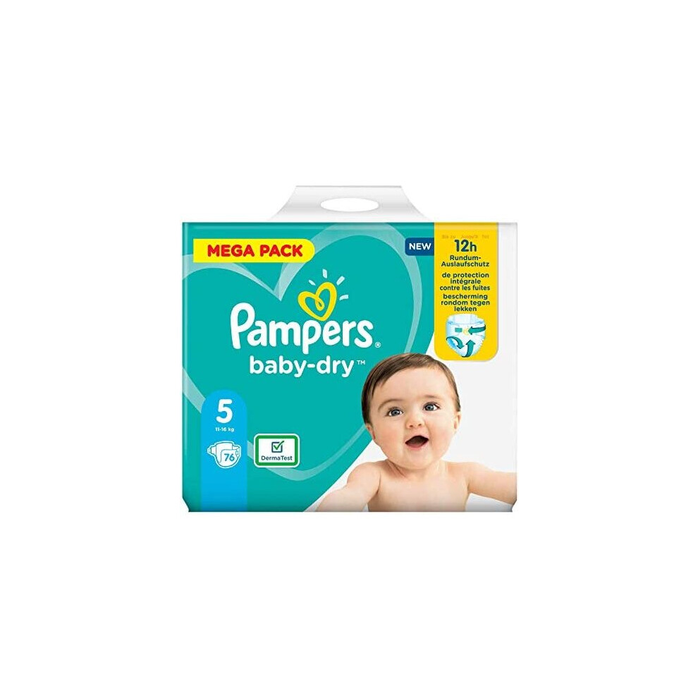 Pampers 81715587 Baby-Dry Pants Nappies,size 5,152 nappies