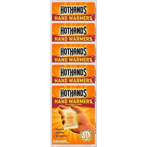 Hot Hands HotHands Hand Warmers, 10 count (5 pack with 2 warmers per pack)