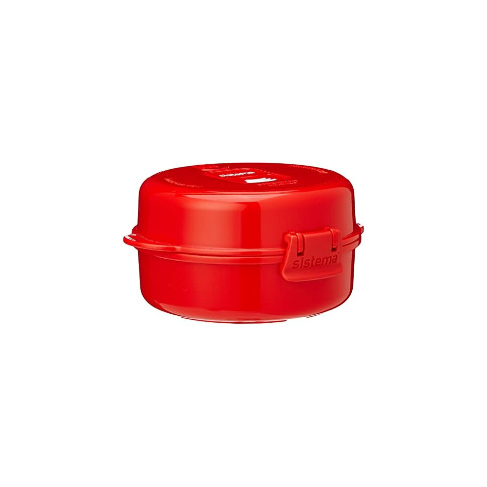 Sistema Microwave Cookware Easy Eggs, 9.16 Oz/271 Ml Red